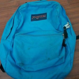 Blue Jansport Backpack